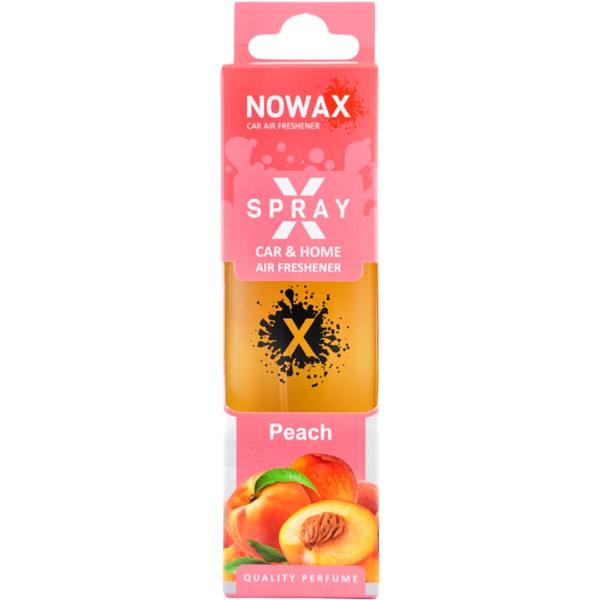 Фото - Ароматизатор для авто NOWAX с распылителем X Spray Peach 50 мл (NX07602)