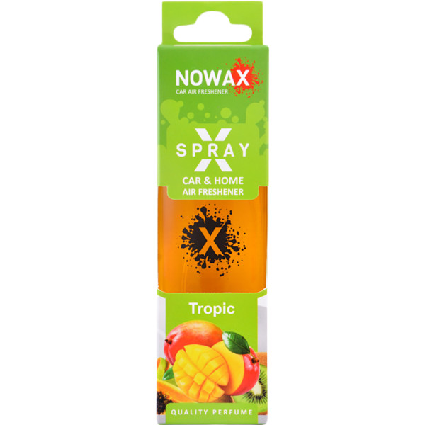 Фото - Ароматизатор для авто NOWAX з розпилювачем X Spray Tropic 50 мл (NX07605)