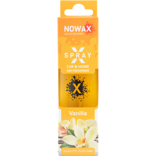 Фото - Ароматизатор для авто NOWAX з розпилювачем X Spray Vanilla 50 мл (NX07591)