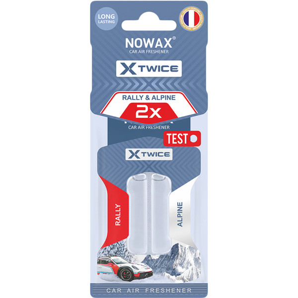 Фото - Ароматизатор для авто NOWAX з подвійною капсулою X Twice Alpine & Rally (NX00147)