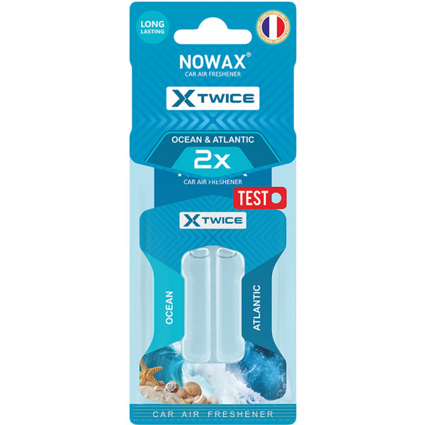 Фото - Ароматизатор для авто NOWAX з подвійною капсулою X Twice Atlantic & Ocean (NX00149)