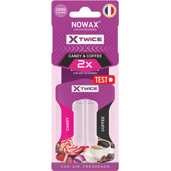 Фото - Ароматизатор для авто NOWAX з подвійною капсулою X Twice Candy & Coffe (NX00153)