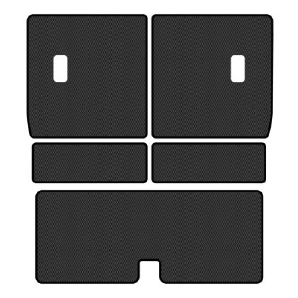 Фото - Коврик из экокожи в багажник авто EVAtech ECO для Pathfinder (R51) 7 seats Nissan 2004-2010 3 поколение SUV EU NS33133BE5BBB