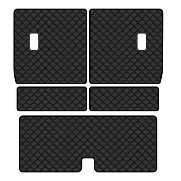 Фото - Коврик из экокожи в багажник авто EVAtech ECO для Pathfinder (R51) 7 seats Nissan 2004-2010 3 поколение SUV EU NS33133BE5BBB