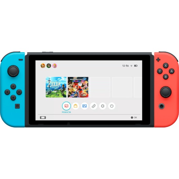 Фото - Ігрова приставка портативна Nintendo Switch (Neon Blue/Red)