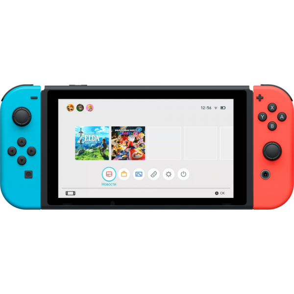 Фото - Ігрова приставка портативна Nintendo Switch (Neon Blue/Red)