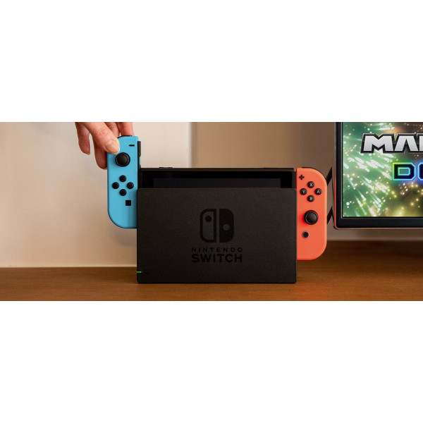 Фото - Ігрова приставка портативна Nintendo Switch (Neon Blue/Red)