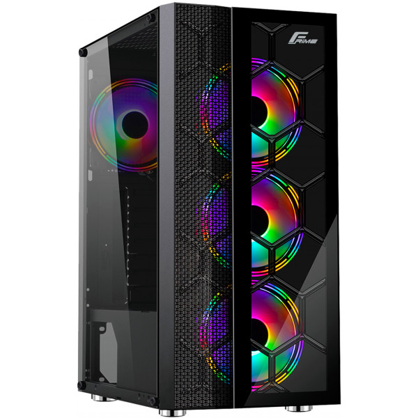 Фото - Корпус Frime Nucleus Black USB 3.0 без БЖ (Nucleus-U3-GLS-4DTRMLT16.6WP)