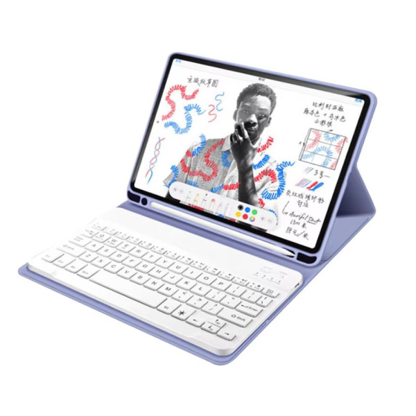 Фото - Чохол для планшету BeCover з бездротовою клавіатурою for Apple iPad Mini 7 2024 Purple (712997