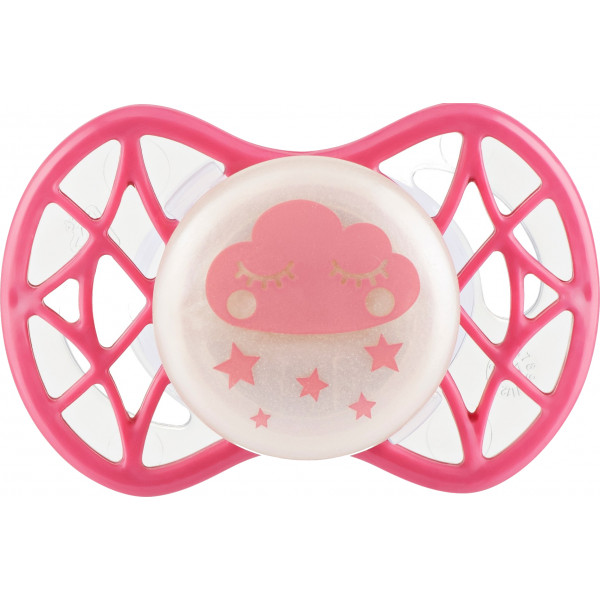 Фото - Симметричная пустышка Nuvita Air55 Cool 0m+ ''облачко'' Пряное яблоко (NV7065GSA)