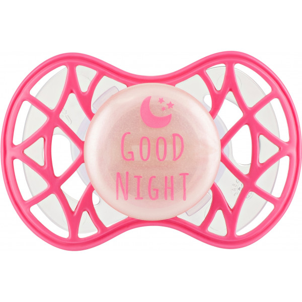 Фото - Ортодонтическая пустышка Nuvita Air55 Cool 6m+ ''Good Night'' Марсала (NV7084GM)