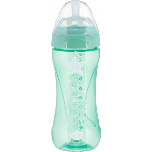 Фото - Пляшка для годування Nuvita Антиколікова Mimic Cool 330 мл Green (NV6052GREEN)