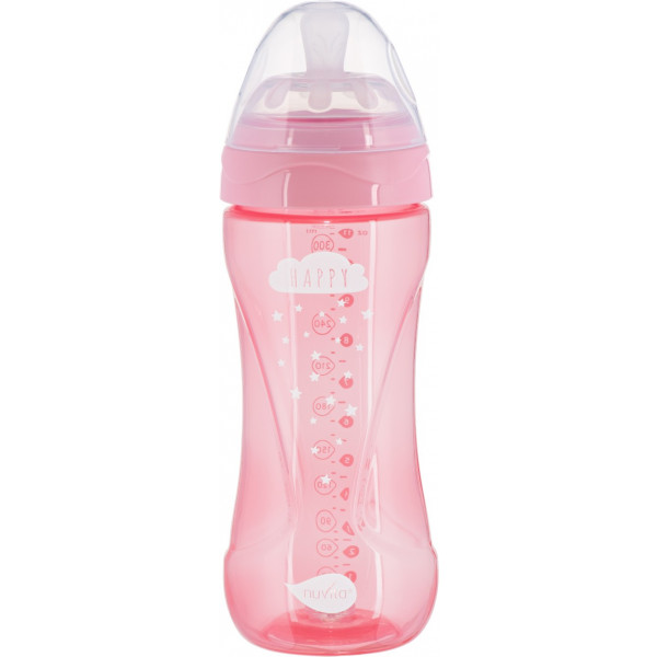 Фото - Бутылочка для кормления Nuvita Антиколиковая Mimic Cool 330 мл Pink (NV6052PINK)
