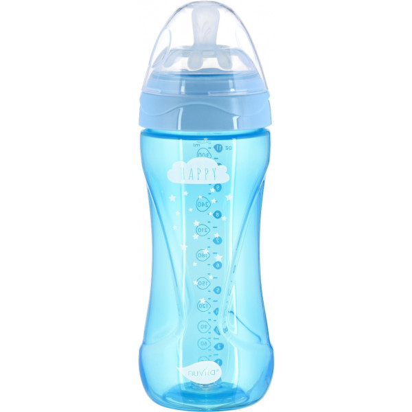 Фото - Бутылочка для кормления Nuvita Антиколиковая Mimic Cool 330 мл Blue (NV6052SKY)