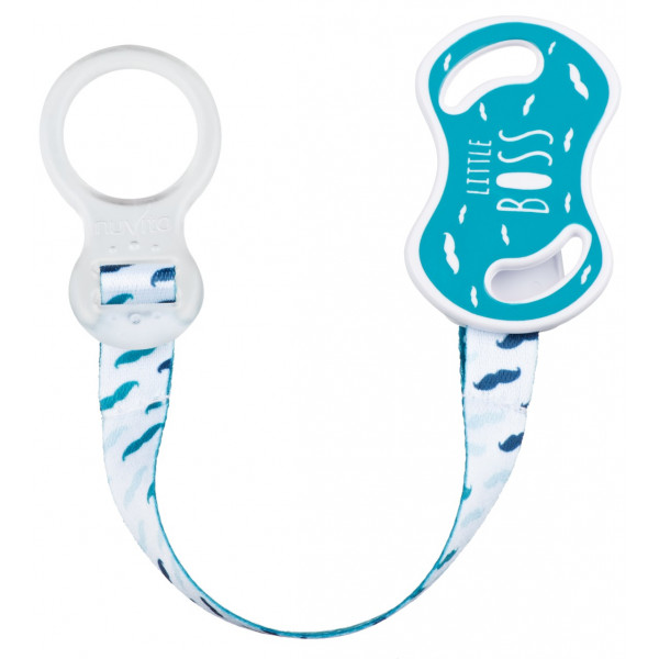 Фото - Тримач пустушок Nuvita з кільцем Бірюзовий (NV6070SEAGREEN)