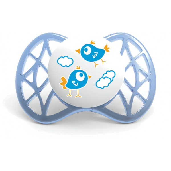 Фото - Симетрична пустушка Nuvita Air 0м + 2 шт. для хлопчика (NV7061Boy)