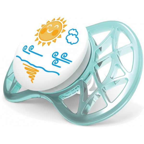 Фото - Симетрична пустушка Nuvita Air 0м + 2 шт. для хлопчика (NV7061Boy)