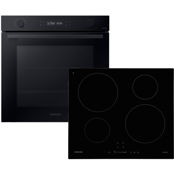 Фото - Комплект техніки Samsung Духова шафа + Варильна поверхня Samsung NV7B4125ZAK/WT + NZ64H37070K/WT