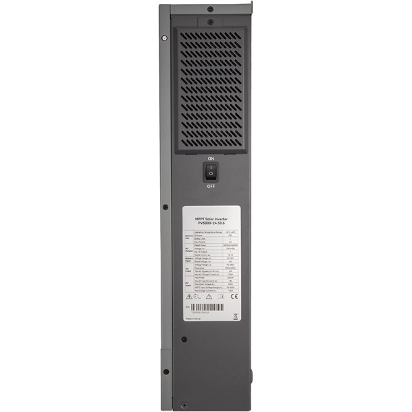 Фото - Инвертор гибридный солнечный PowerPlant 3600W 24V 100A (NV823154)