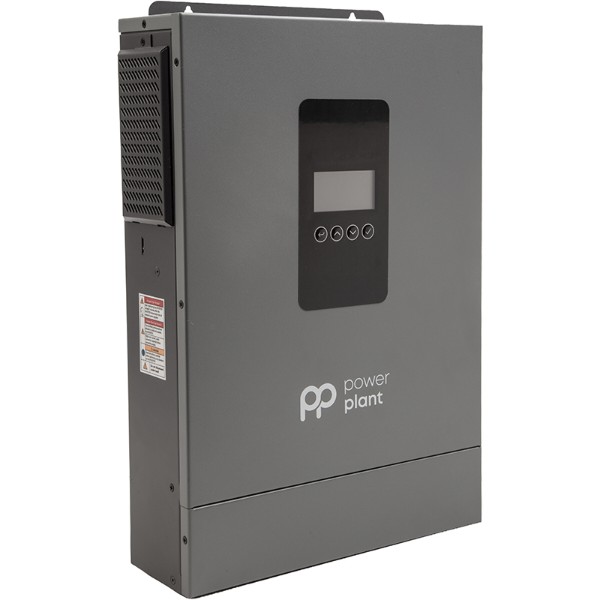 Фото - Инвертор гибридный солнечный PowerPlant 3600W 24V 100A (NV823154)