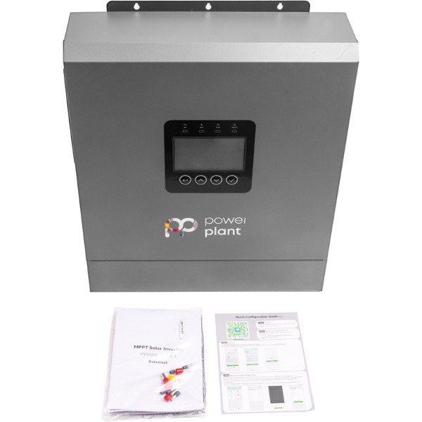 Фото - Инвертор гибридный солнечный PowerPlant 6000W 48V 120A (NV823161)