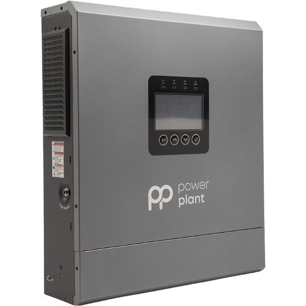 Фото - Інвертор гібридний сонячний PowerPlant 12000W 51.2V 160A (NV823178)