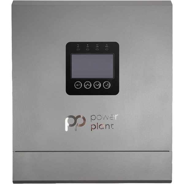 Фото - Інвертор гібридний сонячний PowerPlant 12000W 51.2V 160A (NV823178)