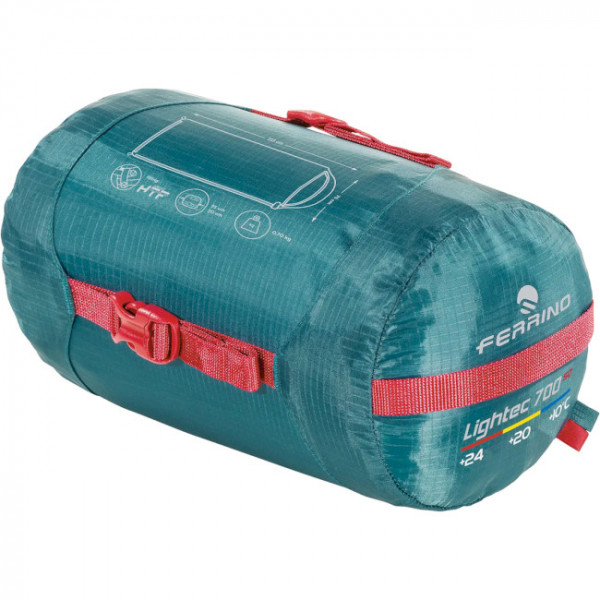 Фото - Спальний мішок Ferrino Lightec 700 Green Left (86154NVVS)