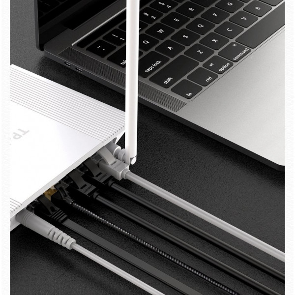 Фото - Кабель патч-корд UGREEN NW102 Cat 6 U/UTP Lan Cable 5m Black (20162)