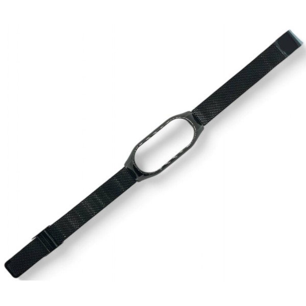 Фото - Ремінець для фітнес-браслета BeCover Metal for Xiaomi Mi Smart Band 9 Black (711978)