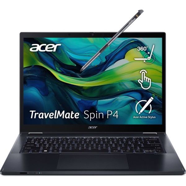 Фото - Ноутбук Acer TravelMate Spin P4 TMP414RN-52 (NX.VW8EU.009) Blue