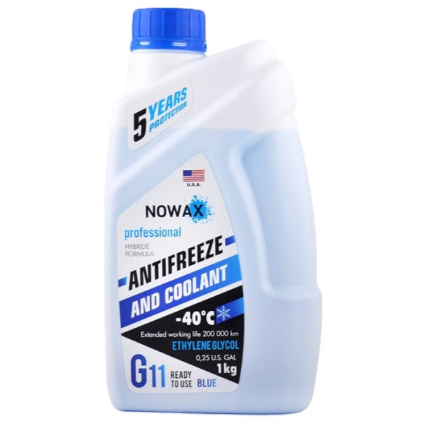 Фото - Антифриз NOWAX Blue (NX01007)