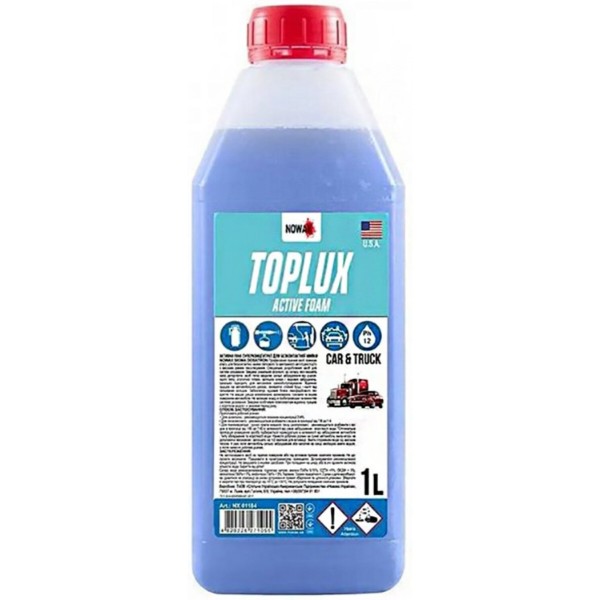Фото - Пена для мойки авто NOWAX TOPLUX NANO +  ACTIVE FOAM 1L 1:100 ;1:60 (NX01143)