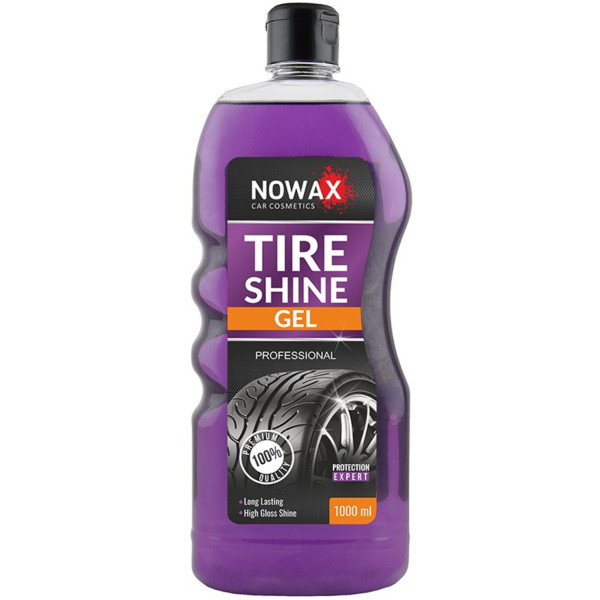 Фото - Засіб для шин NOWAX чорніння гелевий TIRE SHINE GEL 1000 ml (NX01160)