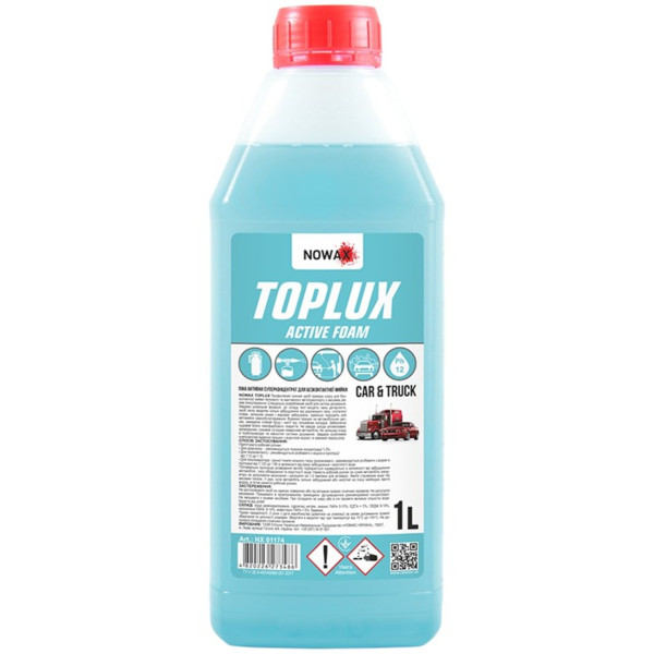 Фото - Піна для мийки авто NOWAX концентрат для безконтактної мийки TOPLUX  ACTIVE FOAM 1 л 1:120  (NX01174)