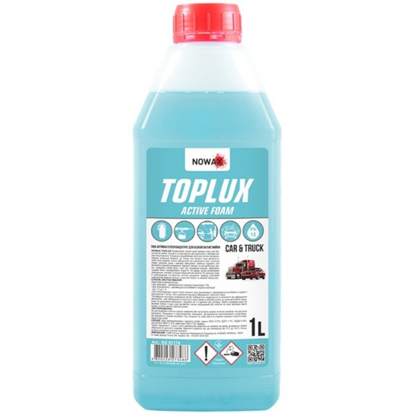 Фото - Пена для мойки авто NOWAX концентрат для бесконтактной мойки TOPLUX ACTIVE FOAM 1 л 1:120 (NX01174) Фото - Пена для мойки авто NOWAX концентрат для бесконтактной мойки TOPLUX ACTIVE FOAM 1 л 1:120 (NX01174)