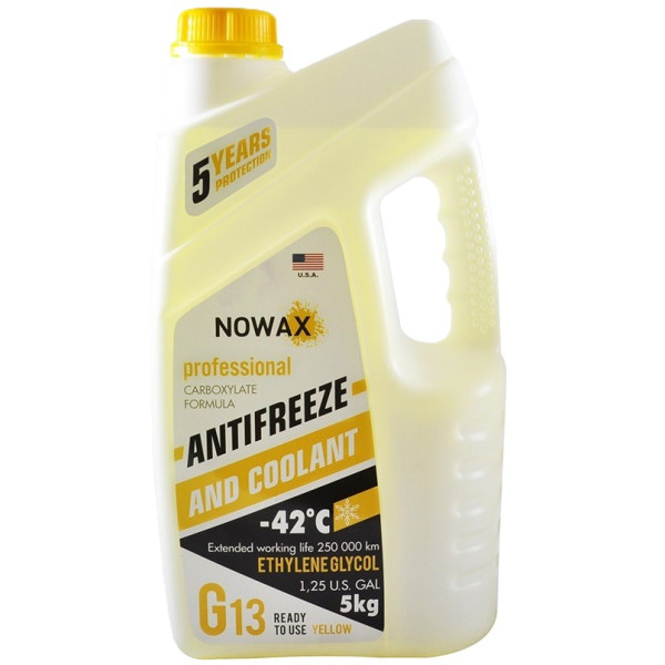 Фото - Антифриз NOWAX Yellow (NX05007)
