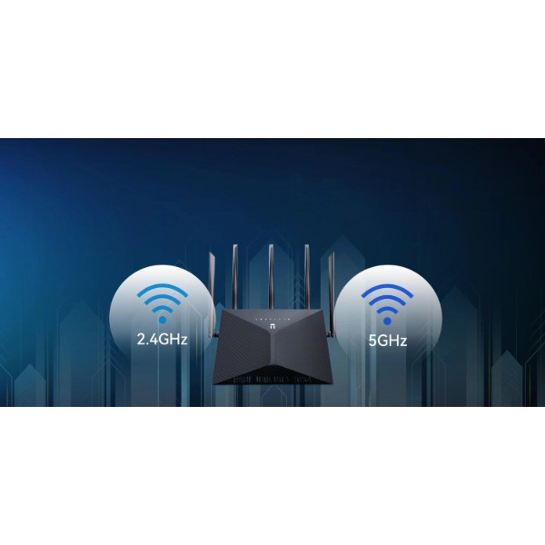 Фото - Маршрутизатор интернет WiFi6 Netis AX3000 (NX30)