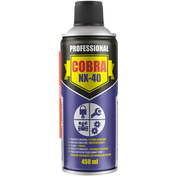 Фото - Мастило для авто Cobra MULTIFUNCTIONAL LUBRICANT NX-40 450 мл (NX45400)