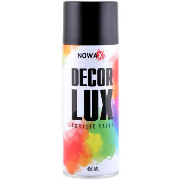 Фото - Фарба для авто NOWAX Spray 450 мл чорний матов. (NX48011)