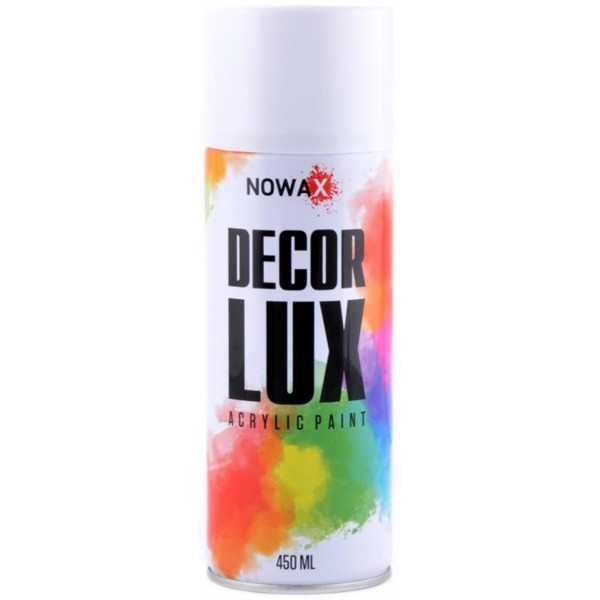 Фото - Краска для авто NOWAX акриловая Spray 450 ml белый глянц (NX48012)