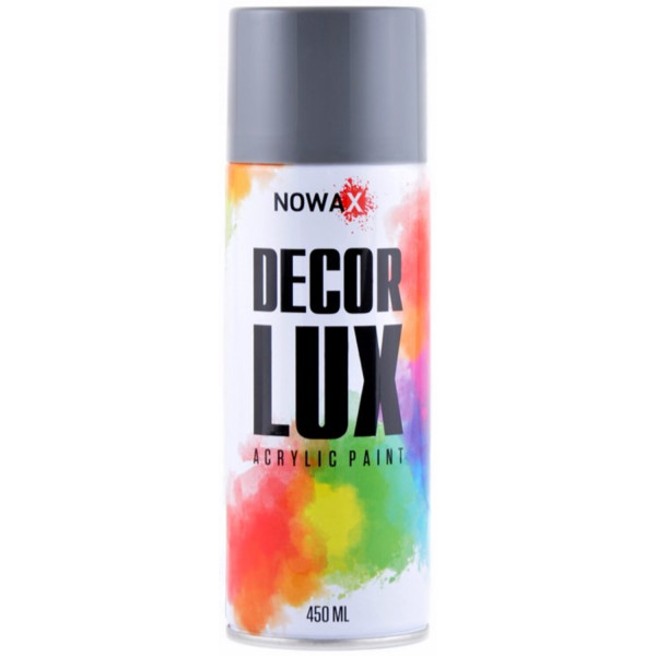 Фото - Фарба для авто NOWAX акрилова Spray 450 ml світло-сірий (NX48017)