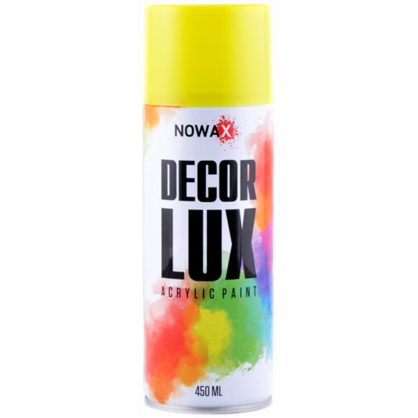 Фото - Фарба для авто NOWAX акрилова Spray 450 ml жовтий (NX48020)