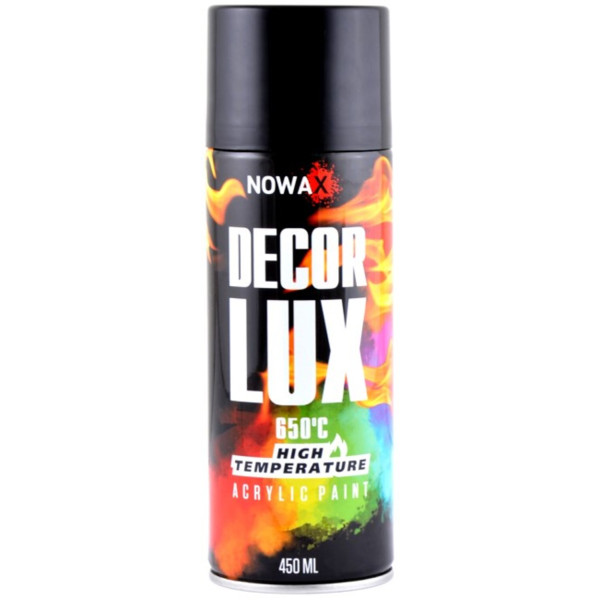 Фото - Фарба для авто NOWAX Spray 450 мл чорний (NX48037)