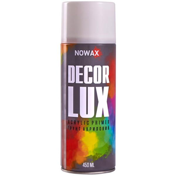 Фото - Грунтівка NOWAX акрилова spray 450 ml біла (NX48048)