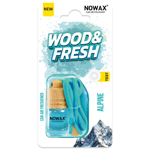 Фото - Ароматизатор для авто NOWAX WOOD&FRESH - Alpine (NX91986)