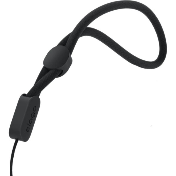 Фото - Чохол для навушників Elago Silicone Basic Case with Nylon Lanyard Jean Indigo for Airpods Pro 2nd Gen (EAPP2SC-BA+ROSTR-JIN)
