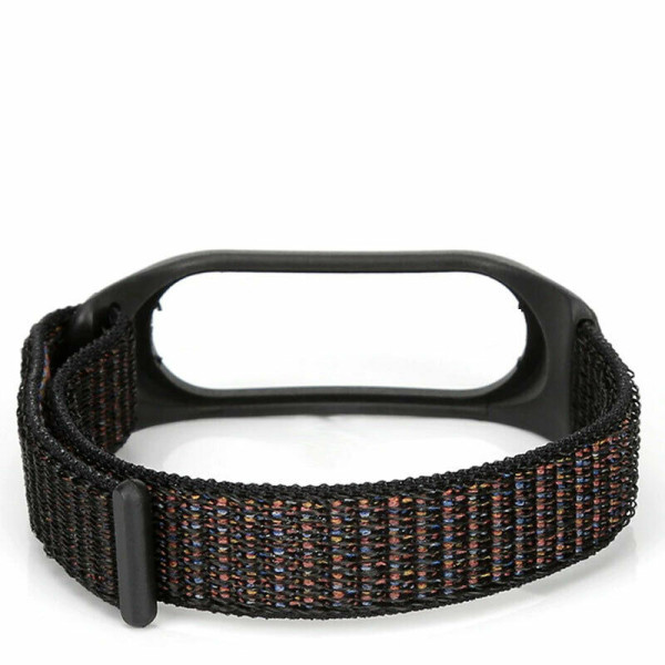 Фото - Ремешок для фитнес-браслета BeCover Nylon Style for Xiaomi Mi Smart Band 7 Black (707655)