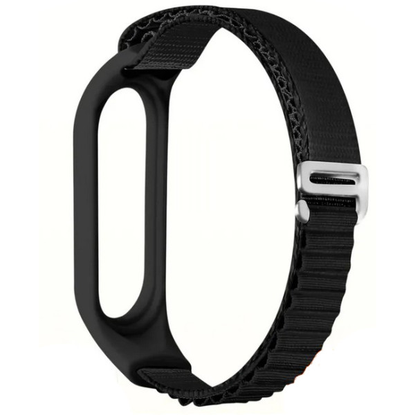 Фото - Ремешок для фитнес-браслета BeCover Nylon Style for Xiaomi Mi Smart Band 7 Black (707655)