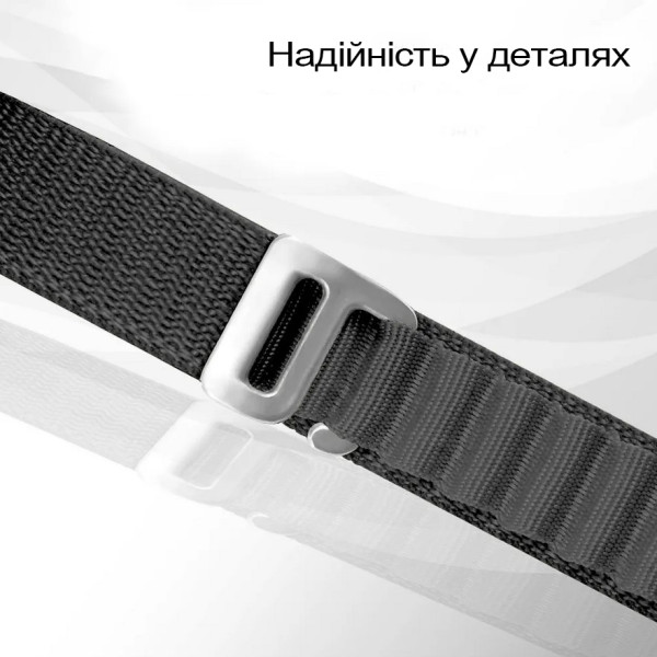 Фото - Ремешок для фитнес-браслета BeCover Nylon Style for Xiaomi Mi Smart Band 7 Black (707655)